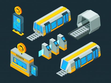 Train isometric Vectors, Photos and PSD files | Free Download Gate Vector, Subway Station, 3d Pictures, Electric Train, Low Poly 3d, Photo Background Images, Grad School, Metro Station, Graphic Design Typography