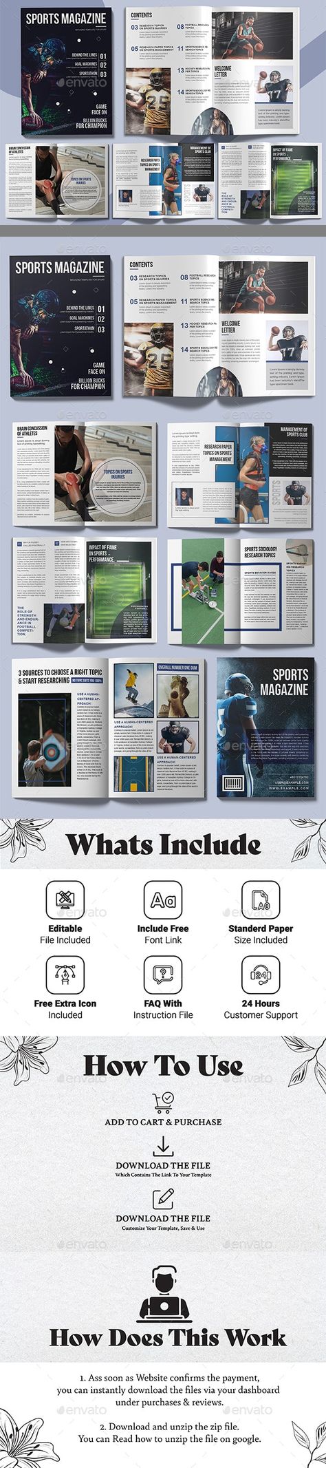 Sports Magazine Layout Design - Magazines Print Templates Sports Magazine Layout Design, Sport Magazine Layout, Sports Magazine Layout, Sports Magazine Design, Sport Magazine, Sports Magazine, Magazine Layout Design, Photoshop Editing, Magazine Layout