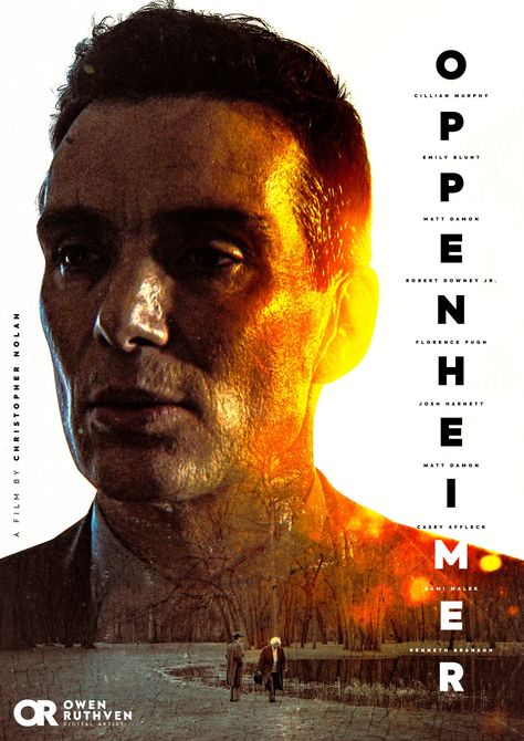 OPPENHEIMER (2023) poster by Owen Ruthven Oppenheimer Pfp, Identity Movie, Oppenheimer Movie Poster, Posters Reference, Oppenheimer Poster, Oppenheimer 2023, Oppenheimer Movie, Alternative Posters, Wallpaper Watch