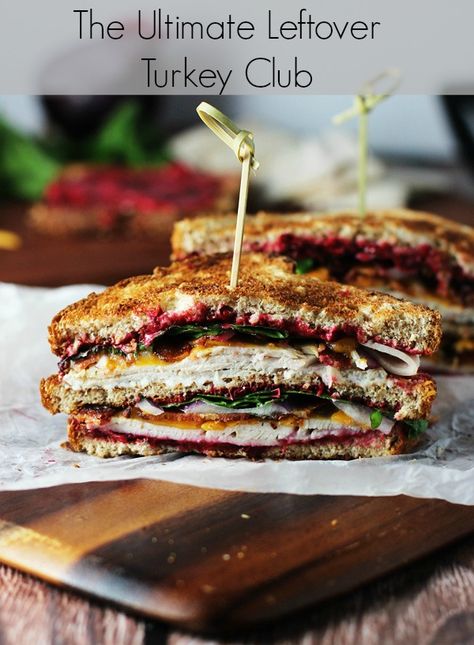 The Ultimate Thanksgiving Leftover Turkey Club 4_edited-1 Turkey Club Sandwich Recipes, Leftover Thanksgiving Sandwich, Turkey Club Sandwich, Turkey Sandwiches Recipes, Club Sandwich Recipes, Grilled Sandwiches, Thanksgiving Leftover, Turkey Club, Thanksgiving Leftover Recipes