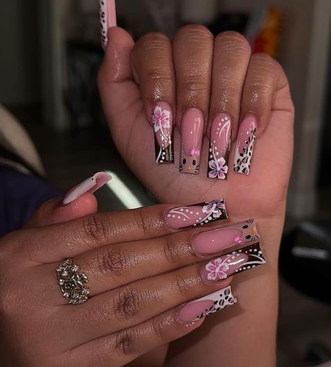 Early 2000s Acrylic Nail Designs, Early 2000s Nails, Early 2000 Nails, 2000 Nails, 2000s Nails, Bunny Nails, Acrylic Toe Nails, Weak Nails, Hard Nails