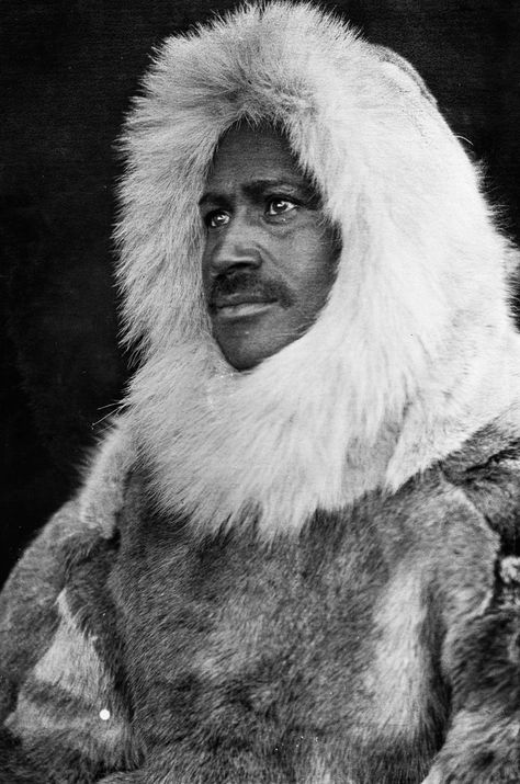 Matthew Henson, Pioneering Black Polar Explorer, in Historic Pictures Matthew Henson, Arctic Explorers, Dog Sledding, African American History, Black Culture, History Facts, North Pole, History Books, Historical Photos