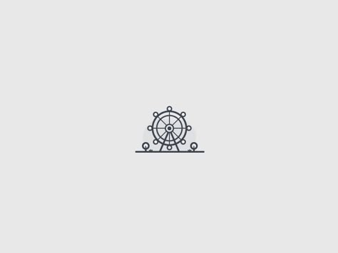 A lonely little ferris wheel. Small Roller Coaster Tattoo, Ferris Wheel Tattoo, Wheel Tattoo Car, Ferris Wheel Drawing, Faris Wheel Drawing, Ferris Wheel Doodle, Wheel Tattoo, Planner Doodles, Little Doodles