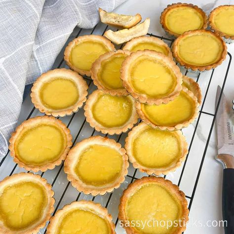 hong kong egg tart recipe Egg Tarts Recipe, Easy Egg Tart Recipe, Chinese Custard Tarts, Chinese Egg Tarts, Hong Kong Egg Tart Recipe, Egg Tart Recipe Hong Kong, Egg Tarts Hong Kong, Chinese Egg Tart Recipe Hong Kong, Hong Kong Egg Tart