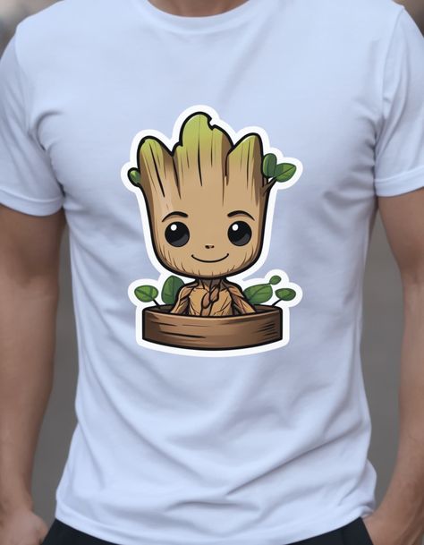 Cute Groot, Groot Shirt, Popular Graphic Tees, Baby Groot, Marvel Fan, Unisex Tshirt, Graphic Tee, Graphic Tees, Marvel