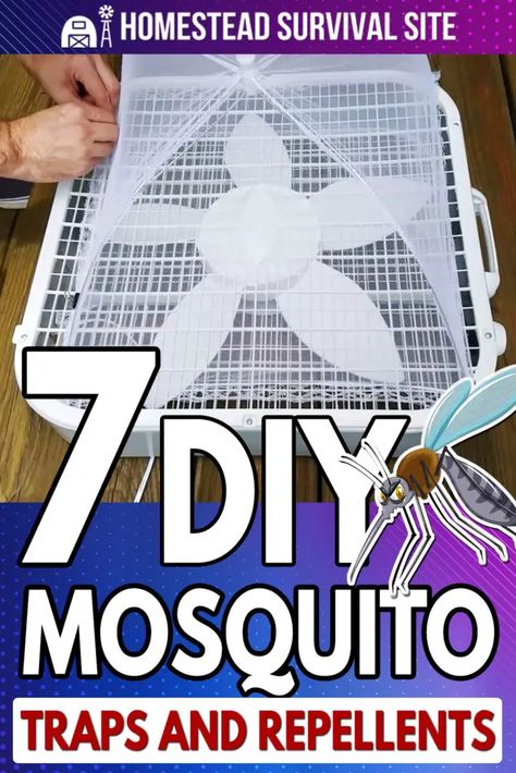 There's no need to buy sprays and candles to repel mosquitoes. These DIY traps are easy to make and sure to work. Mosquito Trap Homemade, Mosquito Trap Diy, Mosquito Repellent Homemade, Mosquito Traps, Bug Trap, Kill Bugs, Mosquito Spray, Natural Mosquito Repellant, Natural Pesticides