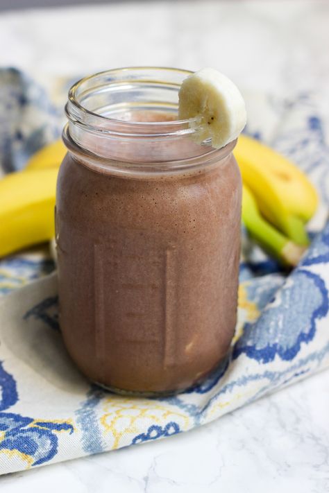 Protein Power Shake | Lows to Luxe Banana Shake Recipe, Shake Protein, Chocolate Protein Shake, Banana Protein Shake, Iced Coffee Protein Shake Recipe, Iced Coffee Protein Shake, Coffee Protein Shake, Chocolate Protein Shakes, Banana Shake