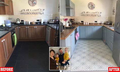 Kitchen Upcycle Before And After, Kitchen Cupboard Upcycle, Kitchen Refurb On A Budget, Frenchic Paint Kitchen Cabinets, Upcycling Kitchen Cupboards, Frenchic Kitchen Makeover, Council Kitchen Makeover, Painted Kitchen Cabinets Before And After, Frenchic Kitchen