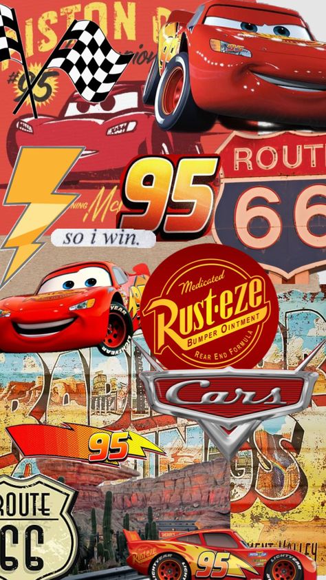 Lightning Mcqueen Wallpaper Iphone, Wallpaper Iphone Roses, Disney Cars Movie, Disney Characters Wallpaper, Hello Kitty Birthday Party, Disney Collage, Hello Kitty Birthday, Thomas The Tank Engine, Disney Aesthetic