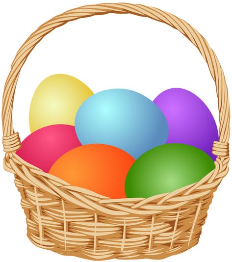 Red Eggs, Happy Birthday Png, Easter Egg Basket, Halloween Clips, Easter Pictures, Easter Clipart, Birthday Clipart, Valentine Clipart, Egg Basket