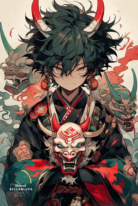 Modern Anime Character Art, Modern Demon Slayer, Mha Izuku, Fire Drawing, Draw Realistic, Tell Me Why, Real Skin, Anime Demon Boy, Comic Style Art