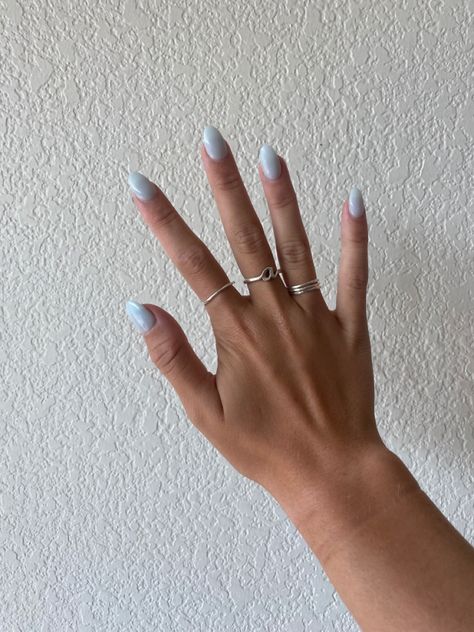 Arctic Blue Nails, Light Blue January Nails, Super Light Blue Nails, Really Light Blue Nails, Clean Blue Nails, Light Blue Clear Nails, Light Blue Shimmer Nails, Dainty Blue Nails, Light Blue Design Nails