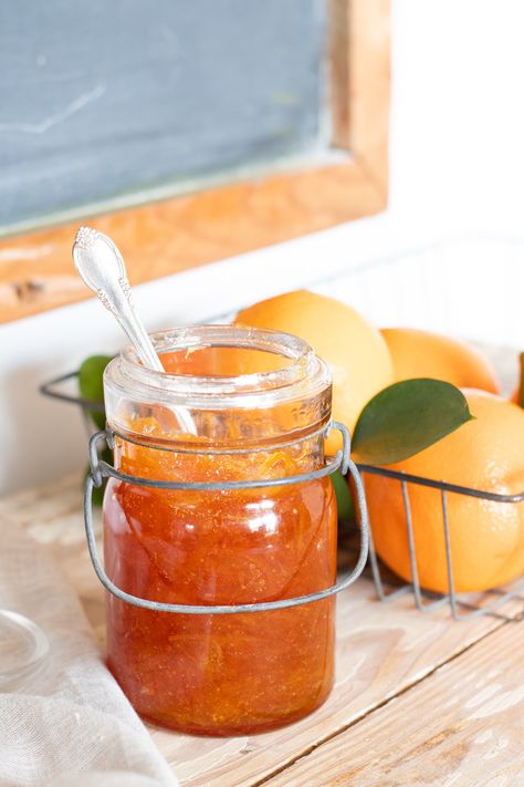 Old Fashioned Orange Marmalade Recipe Homemade Orange Marmalade Recipe, Orange Jam Recipes, Orange Marmalade Recipe, Orange Jam, Marmalade Recipe, Homemade Strawberry Jam, Homemade Food Gifts, Orange Marmalade, Different Fruits