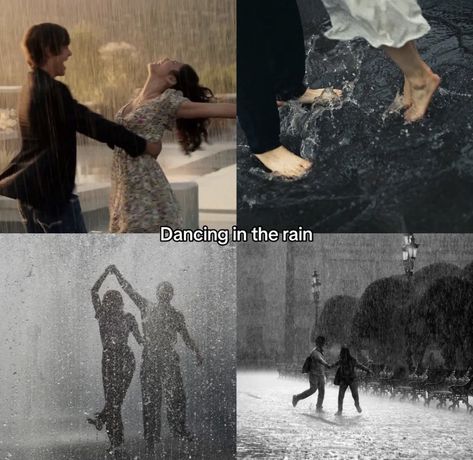 Dream Dates, Romantic Date Night Ideas, Cute Date Ideas, Dream Date, My Kind Of Love, Romantic Things, Romantic Dates, Dancing In The Rain, This Is Love