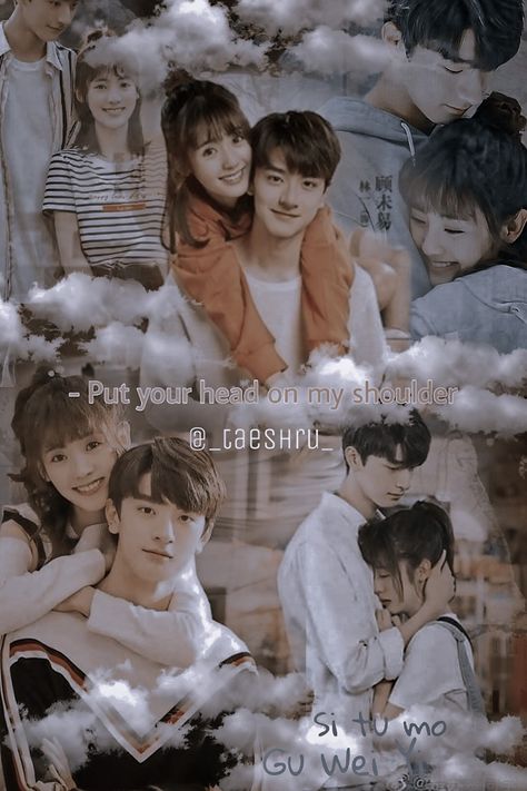 #blend #edit Put Your Head On My Shoulder Drama, Put Your Head On My Shoulder, Asian Movies, Drama List, Drama Gif, Couples Drawings, Drama Songs, Korean Drama List, Cute Backgrounds For Phones