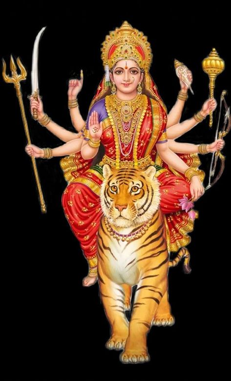 Pin by LKHAN SINGH on bhakti photo | Navratri images, Kali goddess, Durga Bhakti Photo, Durga Maa Pictures, Maa Durga Photo, Maa Durga Image, Durga Picture, Durga Ji, Happy Navratri Images, Photoshop Backgrounds Free, Shakti Goddess