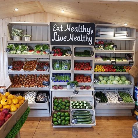 Fruits And Vegetables Shop Design, Fruit And Veg Display, Fruit And Veg Shop Design, Vegetable Store Design, Fruit Store Design, Vegetable Shop Design, Fruit Shop Design Ideas, Organic Store Design, Organic Shop Design