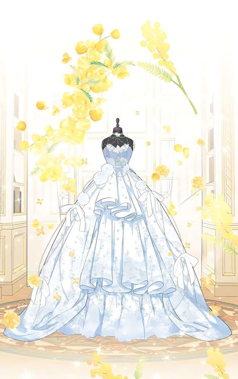 Manhwa Dress Designs, Manhwa Clothes, Princess Dress Drawing, Manhwa Dress, Manhwa Dresses, Oc Dress, Kawaii Outfit Ideas, Royal Art, Cute Dress Outfits