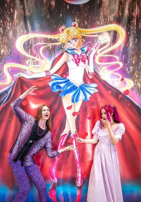 Visiting the Sailor Moon Museum in Roppongi, Tokyo, Japan! Pretty Guardian manga anime exhibition, fashion, tickets. | La Carmina Blog - Alternative Fashion, Goth Travel, Subcultures Anime Exhibition, Moon Museum, Roppongi Tokyo, Goth Travel, Tokyo Trip, Moon Cartoon, Luna And Artemis, Sailor Moon S, Fashion Goth