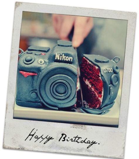 Happy Birthday photographer Camera Cakes, Happy Birthday Pictures, Birthday Meme, Happy B Day, Happy Birthday Quotes, Birthday Pictures, Perfect Cake, Happy Birthday Images, Happy Birthday Greetings