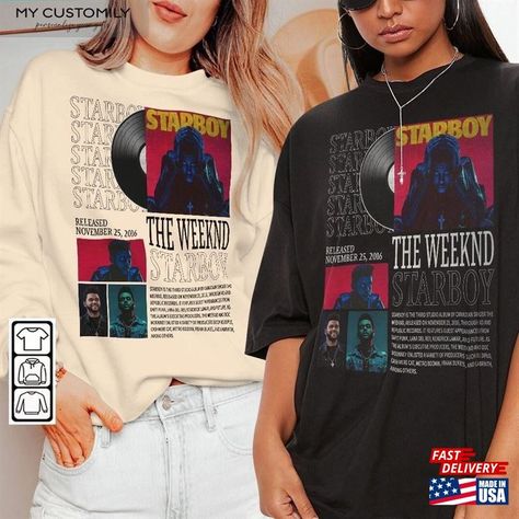 The Weeknd Vintage Bootleg Music Shirt Starboy Album Sweatshirts Classic Hoodie Check more at https://mycustomily.com/product/the-weeknd-vintage-bootleg-music-shirt-starboy-album-sweatshirts-classic-hoodie/ The Weeknd, Sweatshirts, Music, Quick Saves