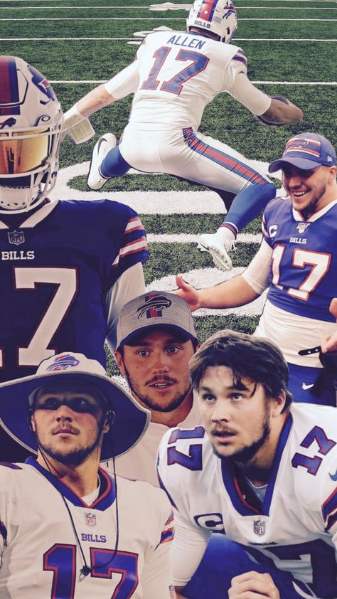 Josh Allen Wallpaper, Josh Allen, Josh Allen Buffalo Bills, Buffalo Bills Game, Buffalo Bills Stuff, Buffalo Bills Football, Bills Football, Nfl Buffalo Bills, Football Poster