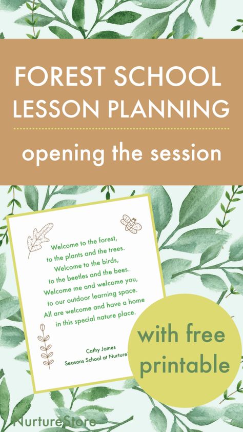 Forest School Planning, Forest School Lesson Plans, Forest School Songs, Forest Homeschooling, Forest School Ideas, Bush Kindy, Forest Activities, Woodland Activities, Forest Preschool