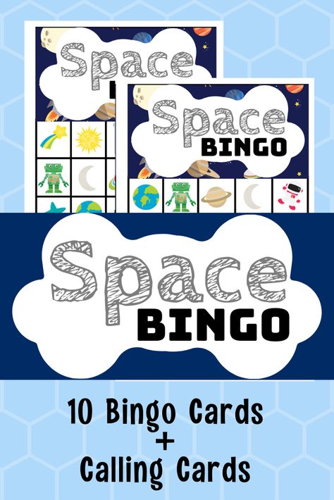 Solar System Games For Preschool, Space Activities Kids, Space Bingo, Construction Theme Classroom, Christmas Activites, Crafts For All Ages, Homeschool Games, Space Activities For Kids, Free Educational Printables