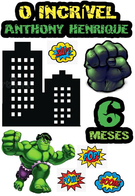 Topo de bolo hulk Bolo Hulk, Superhero Birthday Party, Superhero Birthday, Lucca, Hulk, Spiderman, Mario Characters, Birthday Party, Cake