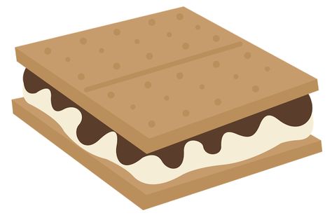 FREEBIE Friday! Yummy S'mores! S’more Clip Art, Projector Images, Fall Subway Art, Camping Clipart, Free Wallpaper Backgrounds, Clip Art Library, Twin Shower, Freebie Friday, Avenue Design