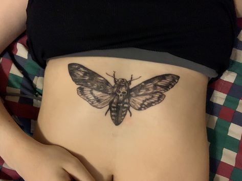 Hawkmoth Tattoo, Silence Of The Lambs Tattoo, Lamb Tattoo, Deaths Head, Silence Of The Lambs, Body Is A Temple, Piercing Ideas, Dope Tattoos, Tattoos Ideas