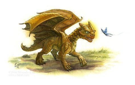 Copper Dragon Wyrmling Dragon Hatchling, Chromatic Dragon, Creature Fantasy, Tiny Dragon, Copper Dragon, Bronze Dragon, Dungeons And Dragons Art, Dnd Dragons, Cool Dragons