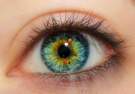 Central Heterochromia, Heterochromia Eyes, Realistic Eye Drawing, Beautiful Eyes Color, Blue Green Eyes, Eye Photography, Aesthetic Eyes, Human Eye, Gorgeous Eyes