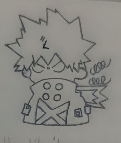 MY HERO ACADEMİA Mha Drawing Ideas, Easy Mha Drawings, My Hero Academy Drawing, Bakugou Katsuki Chibi, Mha Coloring Pages, Cute Things To Sketch, Cool Art Drawings Easy, Mha Doodles, Doodle Person