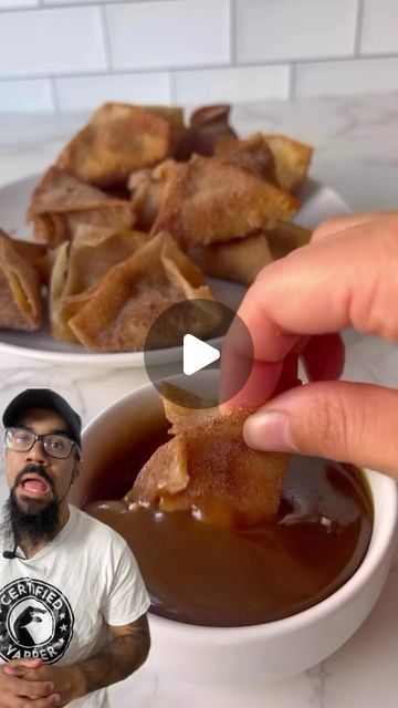 Mark Christie on Instagram: "#applepie #pie #wonton #rangoon #dessert #recipe #foodie #baking #viral" Apple Pie Rangoons, Wontons, Hand Pies, Dessert Recipe, Apple Pie, Apples, Pie, Dessert, Baking