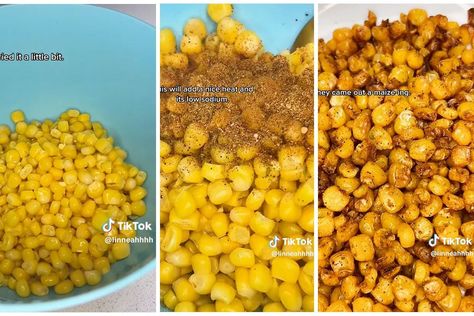 Corn Nuts In Air Fryer, Air Fryer Canned Corn, Air Fryer Snacks Healthy, Corn Nuts Recipe, Air Fryer Snack Recipes, Air Fried Corn, Xmas Snacks, Air Fryer Corn, Bowls Recipes