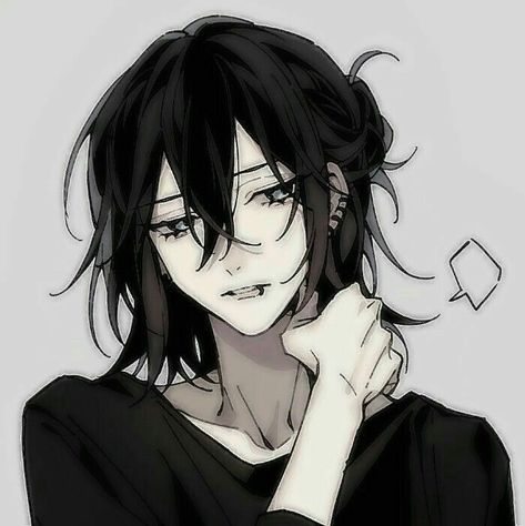 Profile Anime, Anime Hairstyles, Shaggy Hair, Hair Anime, Long Black Hair, Hairstyles Long, Anime Hair, Long Black, Black Hair