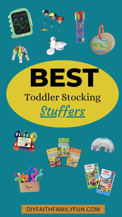 Here is a list of some of the most fun and unique gift and stocking stuffers for toddlers I could find! I hope this will help you have a little less stress this holiday season as you fill your little ones stocking! Read all about stocking stuffers for toddlers, stocking stuffers for toddlers under $5, stocking stuffers for 2 year olds, stocking stuffers for 2 year old boy and even stocking stuffers for toddler girl.