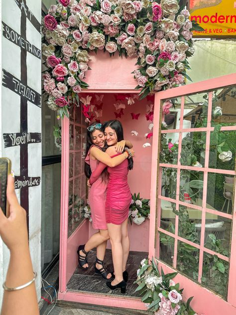 Most Instagrammable Cafe Of India! #mustvisit #delhicafe #delhi #cafe #indianrecipe #indiacafe #cafesofindia #delhicafes #instagrammable #cutecafe #phonebooth #pinkphonebooth #friends #friendshipgoals #phoneboothshoot #aesthetic #aestheticstyle #aestheticphotos #aestheticoutfit #cafes #cafesdesign #interior #cafeuncover #uncovercafe Delhi Cafe, Instagrammable Cafe, Delhi Aesthetic, Mumbai Trip, Cafe Board, Insta Aesthetics, Cafe Theme, Beautiful Cafe, Desi Vibes