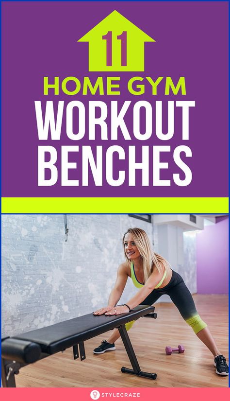 Bench Workout Women At Home, Bench Exercises At Home, Bench Workout Women, Workout Bench Exercises, Weight Bench Workout For Women, Bench Workouts, Press Exercises, Adjustable Workout Bench, Home Gym Bench