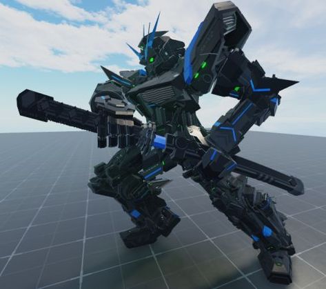 custom gundam build inside of roblox studio! make with part and union and alot of decal (55% done) Roblox Studio, Studio Build, Blender Models, Cool Swords, Roblox Funny, Custom Gundam, Gundam, Sci-fi Spaceship, Concept Art