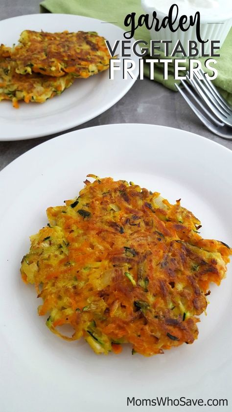 Crispy Garden Vegetable Fritters Recipe Chinese Fritters Recipe, Zucchini Carrot Fritters Air Fryer, Asian Vegetable Fritters, Cheesy Vegetable Fritters, Crispy Vegetable Fritters, Green Fritters, Vegetable Patties, Homestead Cooking, Vegetable Fritters