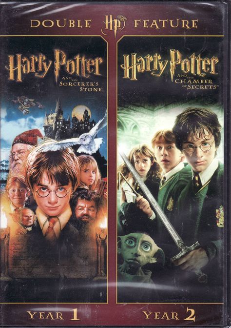 Harry Potter and the Sorcerer's Stone / Harry Potter and the Chamber of Secrets LIMITED EDITION DOUBLE FEATURE DVD SET Harry Potter Dvd, Hp Movies, The Chamber Of Secrets, Harry Potter Shop, Harry Potter And The Chamber Of Secrets, The Sorcerer's Stone, Potter Facts, Chamber Of Secrets, Elf House