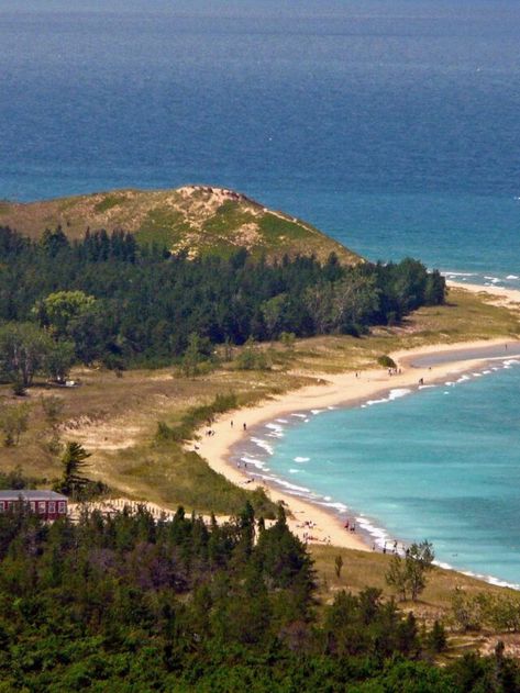 Sleeping Bear Dunes Michigan, Michigan Travel Destinations, Michigan Summer, Midwest Living, Sleeping Bear, Interesting Story, Michigan Travel, City Guides, Traverse City