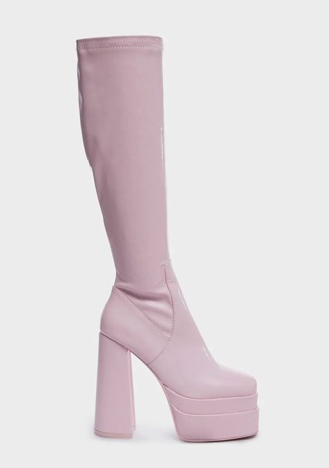 Bratz Shoes, Heels Png, Pink Platform Boots, High Heels For Kids, Marvel Dr, Inspo Fits, Dolls Kill Shoes, Boot Heels, Dr Closet