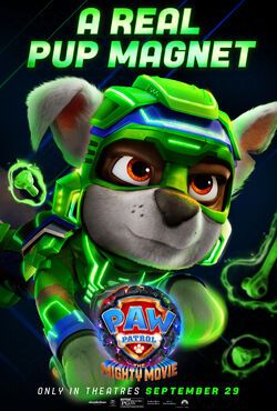 Paw Patrol The Mighty Movie, Paw Patrol Rocky, Movie Character Posters, Paw Patrol Movie, Villain Names, Character Posters, Paw Patrol Characters, The Originals Tv, Barbie Coloring Pages