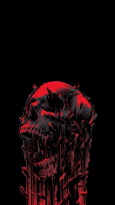 Japanese Wallpaper Iphone, Supreme Wallpaper, Crazy Wallpaper, Red Skull, Dark Phone Wallpapers, Skull Wallpaper, Edgy Wallpaper, Cool Wallpapers Cartoon, Dark Art Illustrations