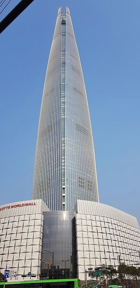 Lotte World Tower, Lotte World, South Korea, Skyscraper, Multi Story Building, Tower, Architecture, Building