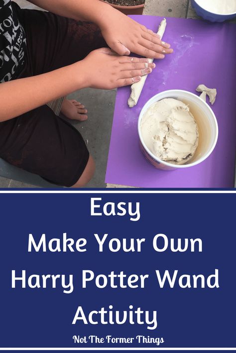 Harry Potter Diy Wands, Harry Potter Activities, Harry Potter Day, Harry Potter Wands, Design Learning, Mom Activities, Wizard Wand, Diy Wand, Harry Potter Wand