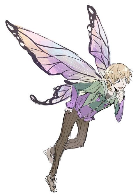 Male Fairy, Fairy Boy, Fairy Drawings, Fairy Artwork, Dnd Art, Mythical Creatures Art, Fairy Art, Dnd Characters, Character Portraits